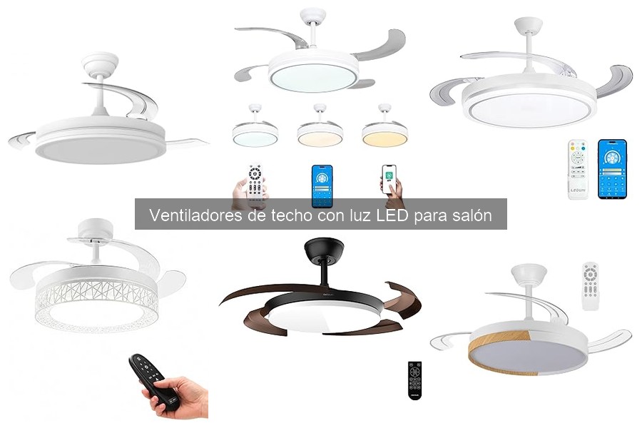 Precios de ventiladores de techo con luz LED: Ofertas y más
