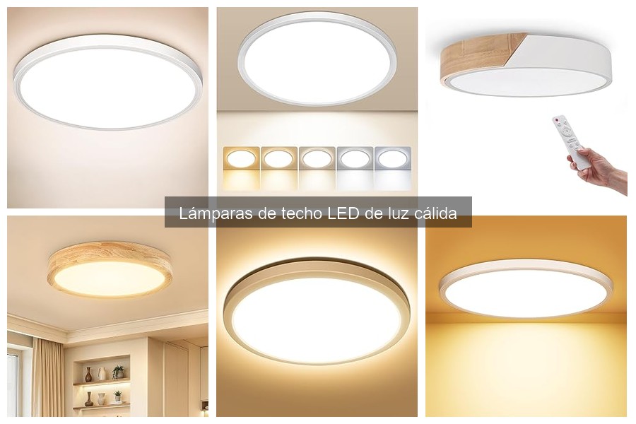 Precios Promedio Lámparas de Techo LED Luz Cálida 2023