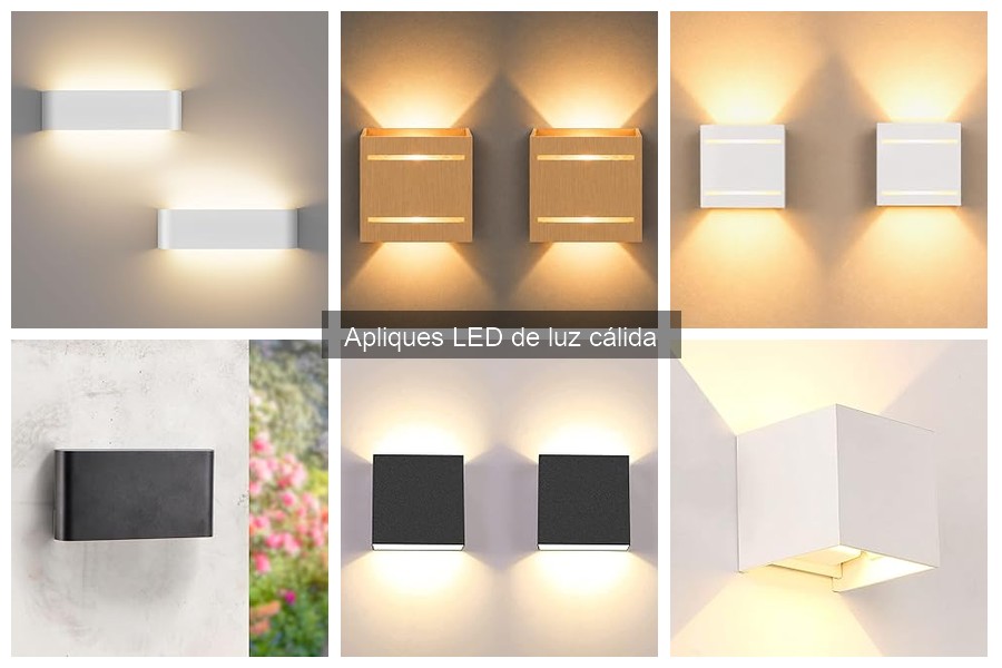 Preguntas frecuentes sobre apliques LED de luz cálida