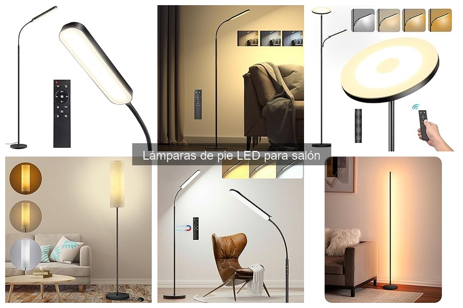 Preguntas Frecuentes sobre Lámparas de Pie LED para Salón