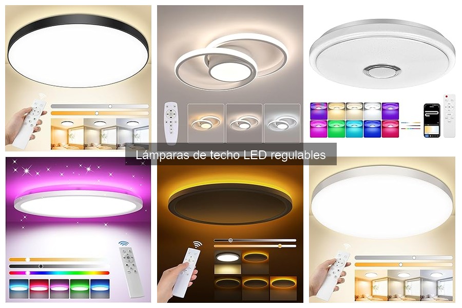 Preguntas Frecuentes sobre Lámparas de Techo LED Regulables
