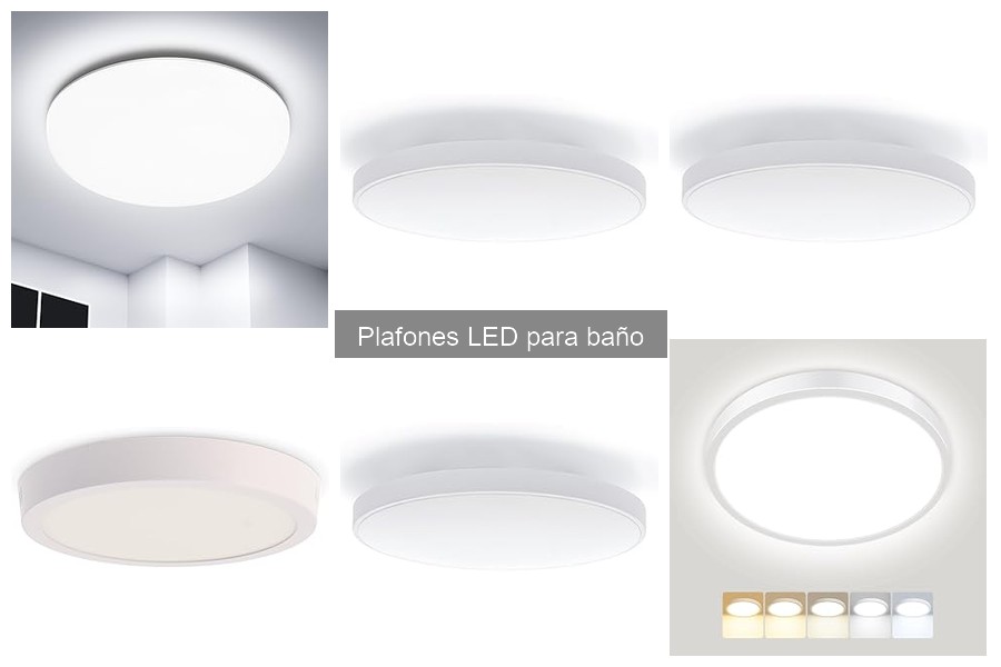 Preguntas frecuentes sobre plafones LED para baño