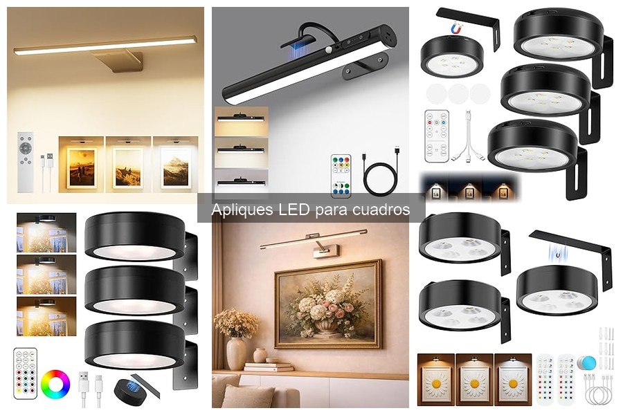 Problemas comunes con apliques LED para cuadros y soluciones