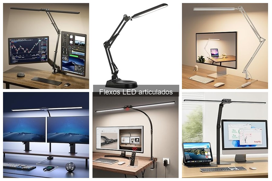 Problemas comunes con flexos LED articulados y soluciones