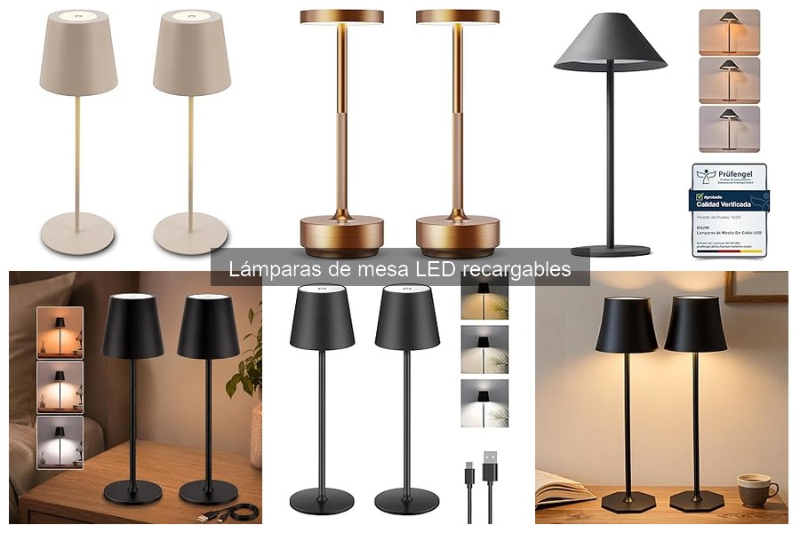 Problemas Comunes con Lámparas de Mesa LED Recargables