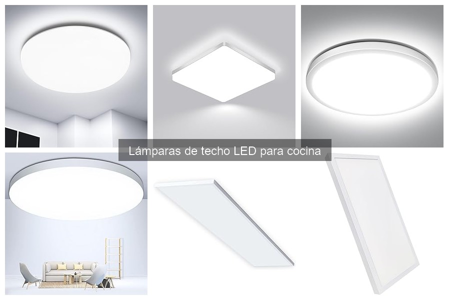 Problemas comunes con lámparas de techo LED en cocina