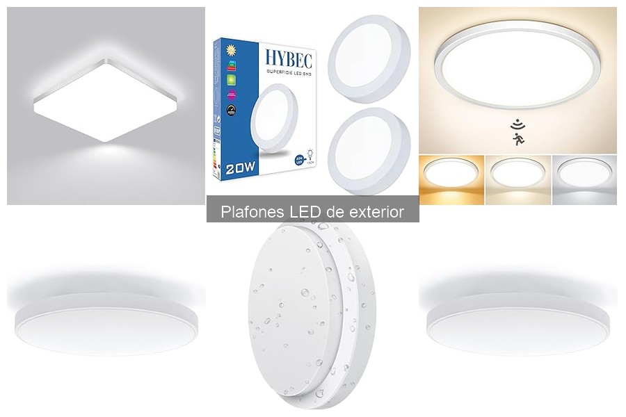** Problemas comunes con plafones LED de exterior y sus soluciones