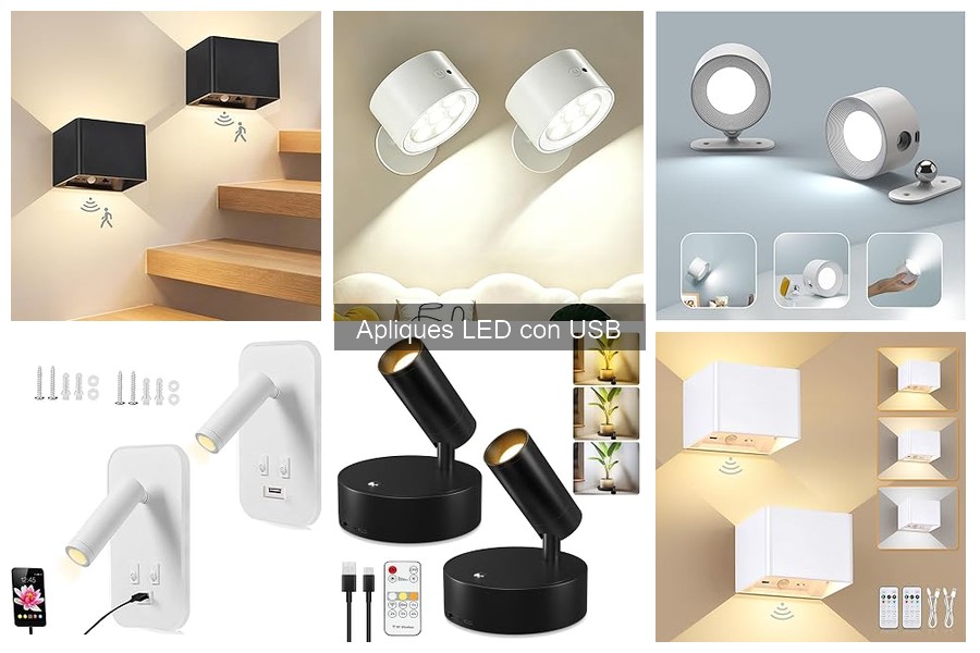 Problemas Comunes de Apliques LED con USB y Soluciones