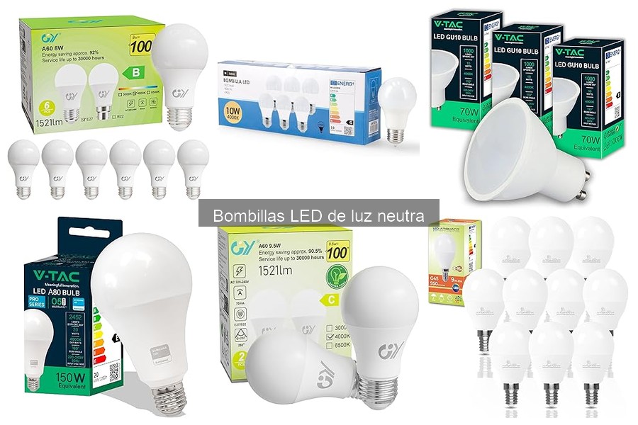Problemas comunes de bombillas LED de luz neutra y soluciones