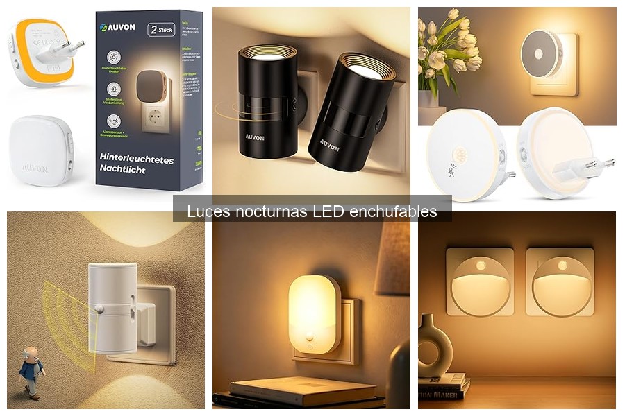 Problemas comunes de luces nocturnas LED enchufables y soluciones