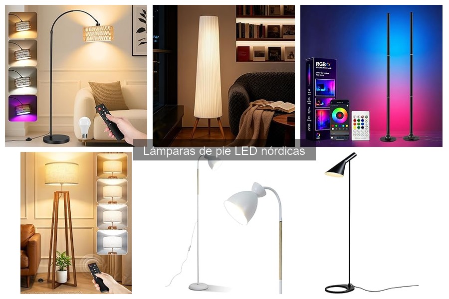 Problemas comunes en lámparas de pie LED nórdicas y soluciones