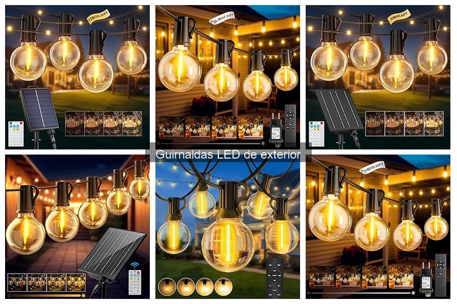 ¿Qué son las guirnaldas LED de exterior? Características y uso