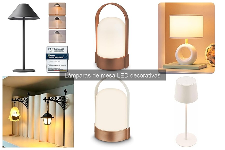 ¿Qué son las lámparas de mesa LED decorativas? Descúbrelas