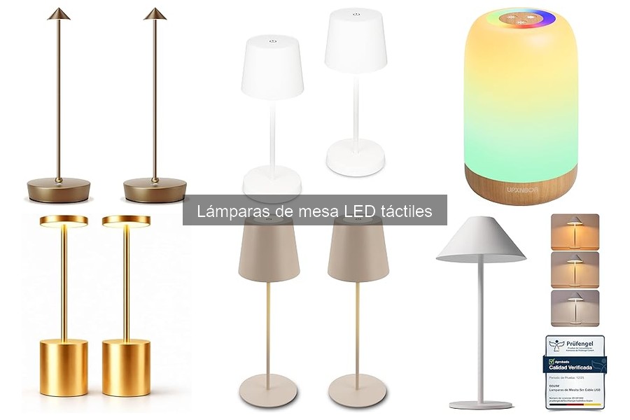 ¿Qué son las lámparas de mesa LED táctiles? Ventajas y características
