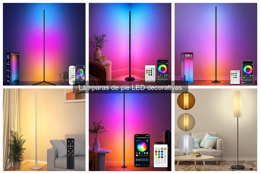 ¿Qué son las lámparas de pie LED decorativas?