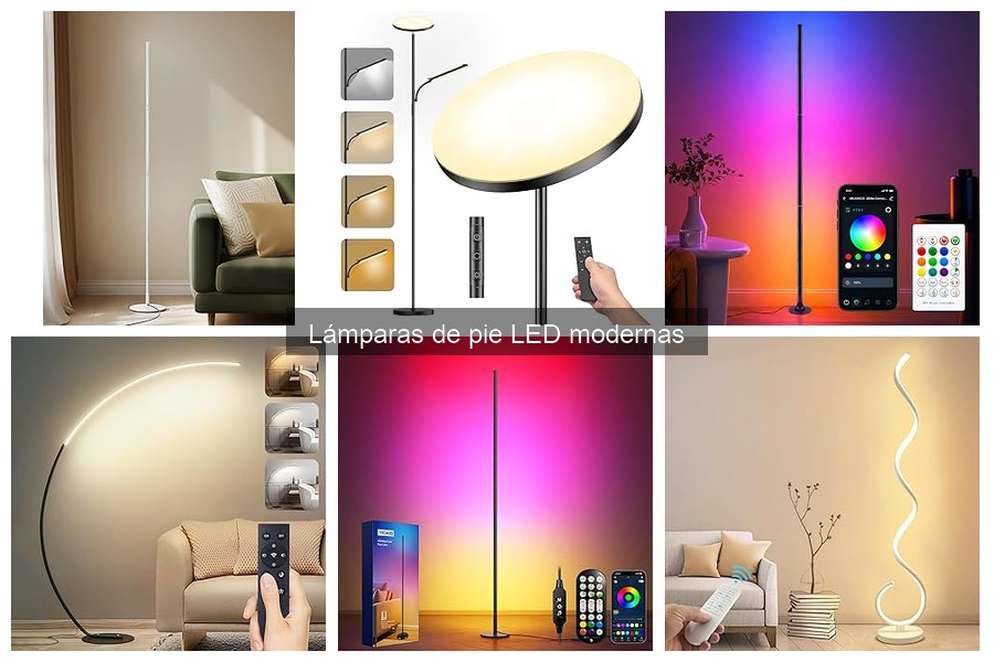 ¿Qué son las lámparas de pie LED modernas? Características y ventajas