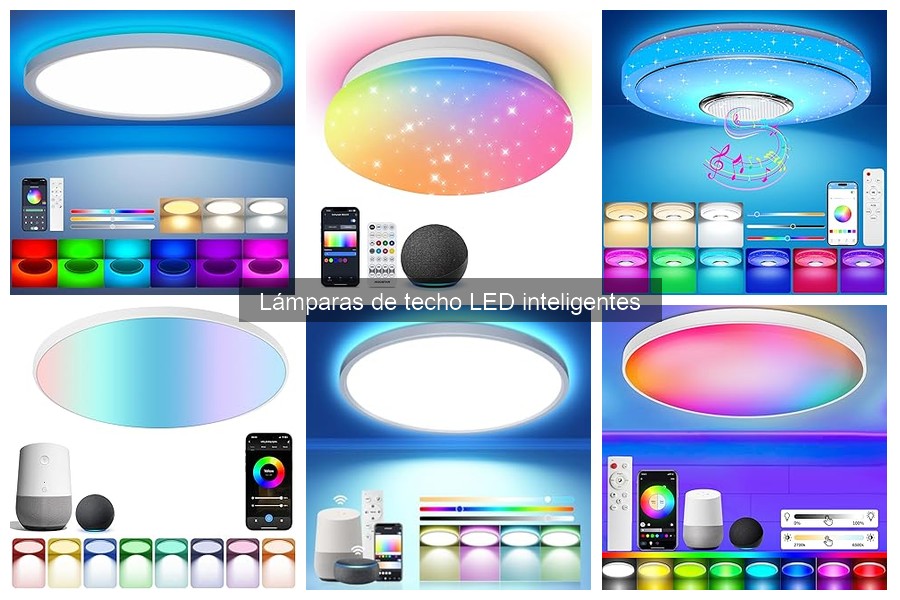 ¿Qué son las lámparas de techo LED inteligentes? Guía básica