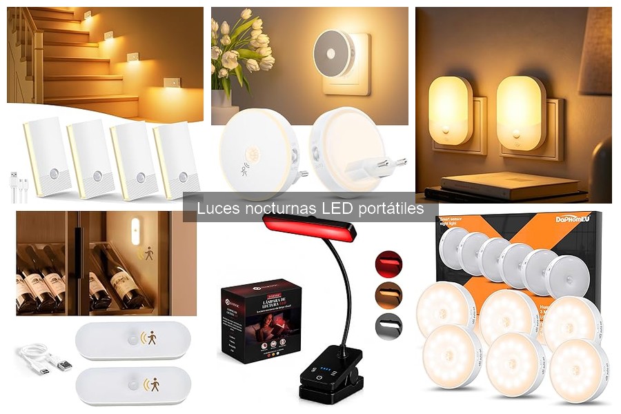 ¿Qué son las luces nocturnas LED portátiles? Guía sencilla