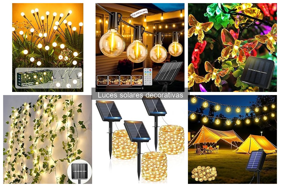 ¿Qué son las luces solares decorativas? Guía rápida