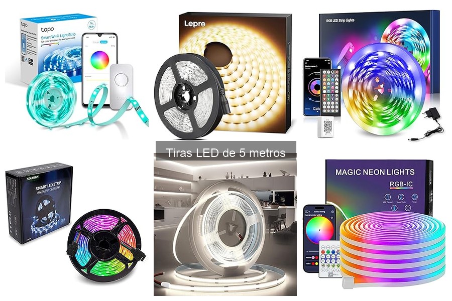 ¿Qué son las tiras LED de 5 metros? Características y Usos