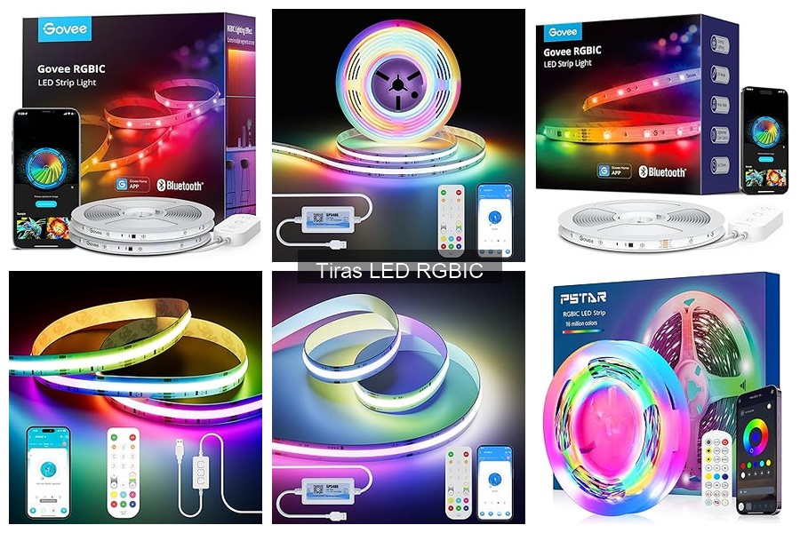¿Qué son las tiras LED RGBIC? Características y usos