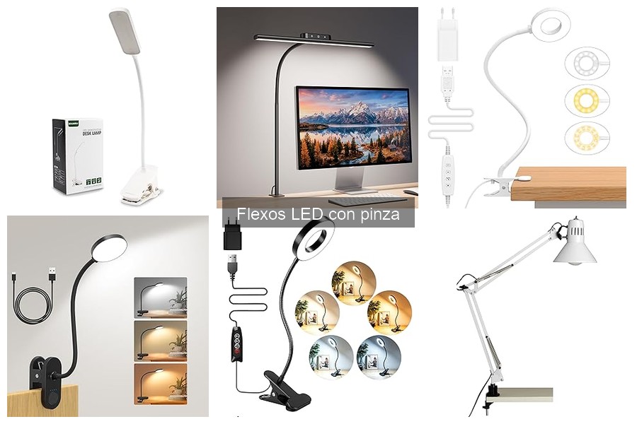** ¿Qué son los flexos LED con pinza? Características y ventajas