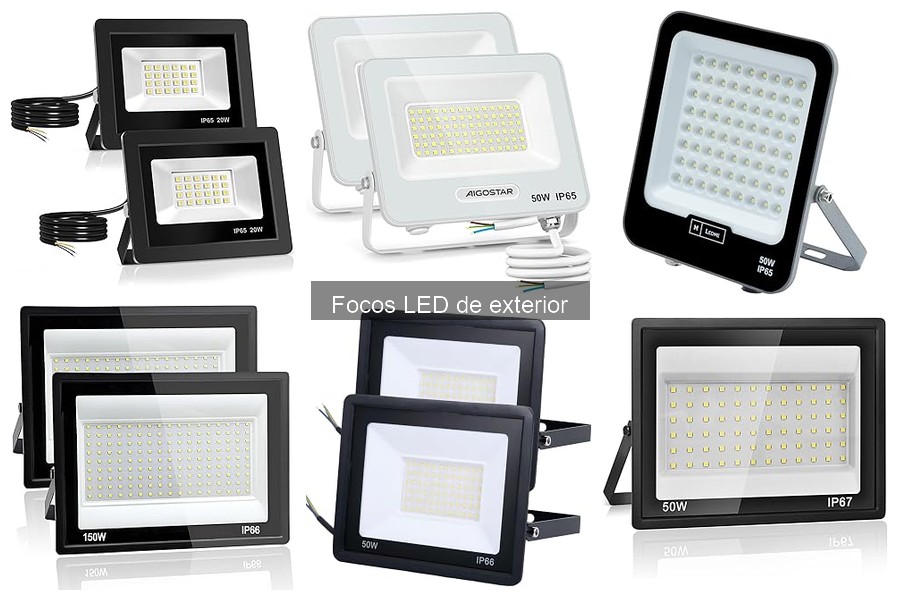 ¿Qué son los focos LED de exterior? Beneficios y características