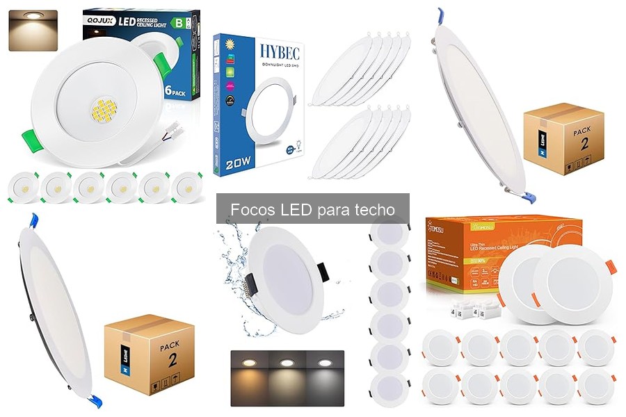 ¿Qué son los focos LED para techo? Características y usos