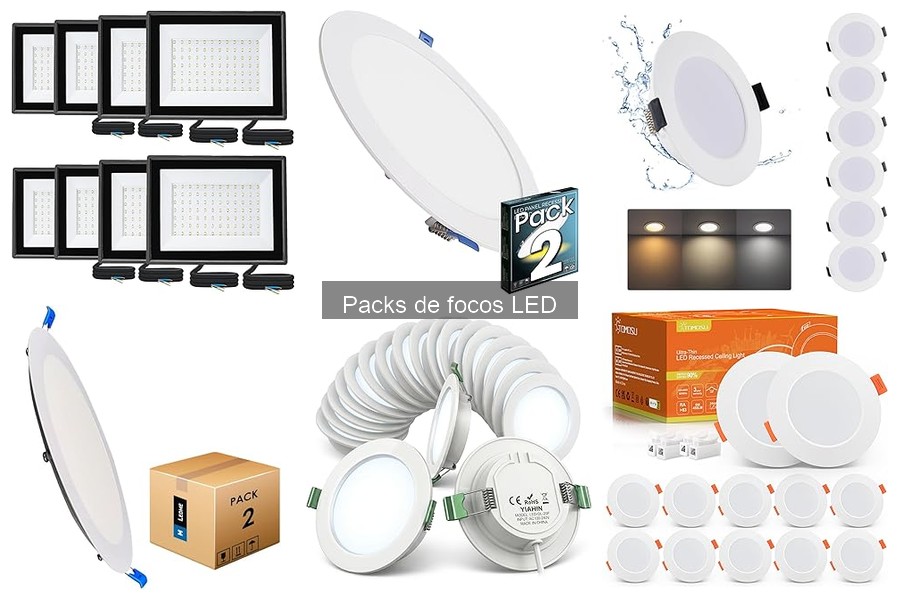 ¿Qué son los packs de focos LED? Beneficios y características