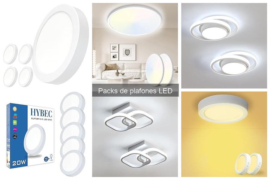 ¿Qué son los packs de plafones LED? Características y beneficios