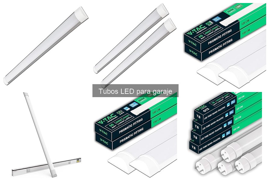 Reduce el consumo energético con tubos LED en el garaje