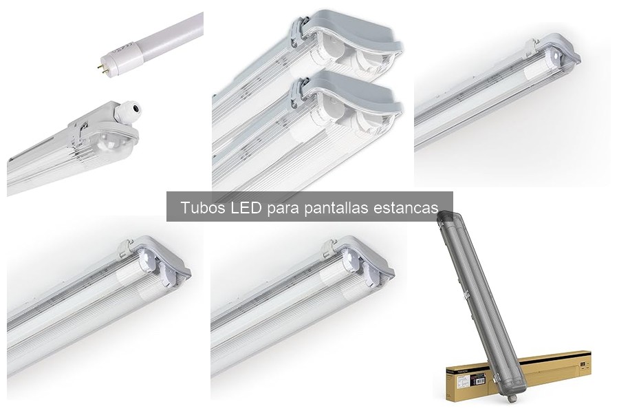 Requisitos eléctricos para instalar tubos LED en pantallas estancas