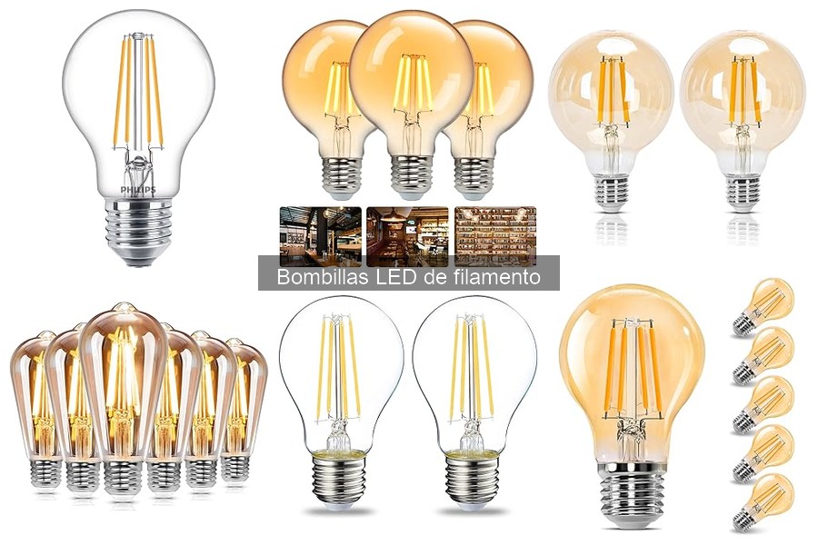 ¿Son las bombillas LED de filamento más económicas?