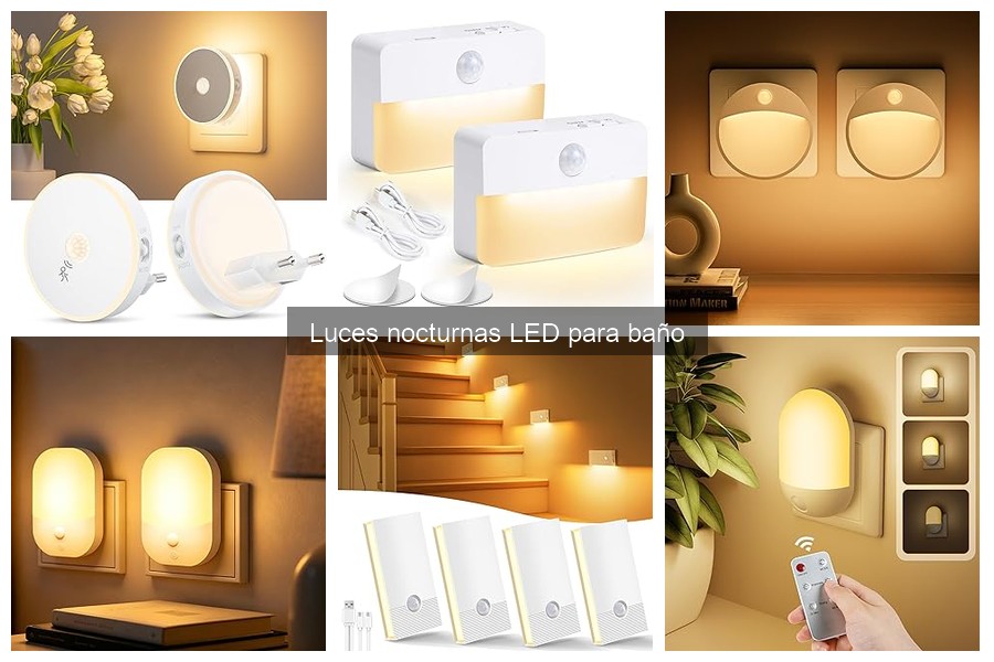 Tendencias 2024 en Luces Nocturnas LED para Baños