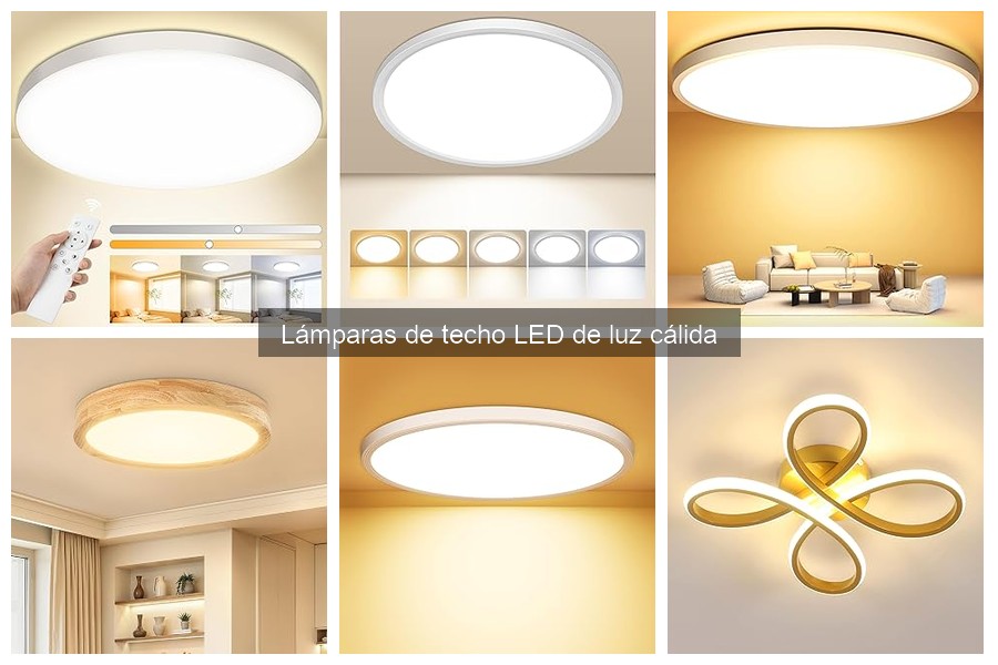 Tendencias de diseño en lámparas de techo LED de luz cálida