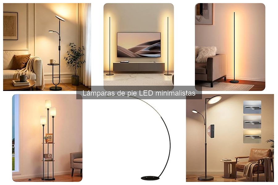Tendencias en lámparas de pie LED minimalistas para 2024