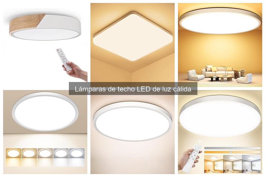Testimonios de usuarios sobre lámparas de techo LED cálidas