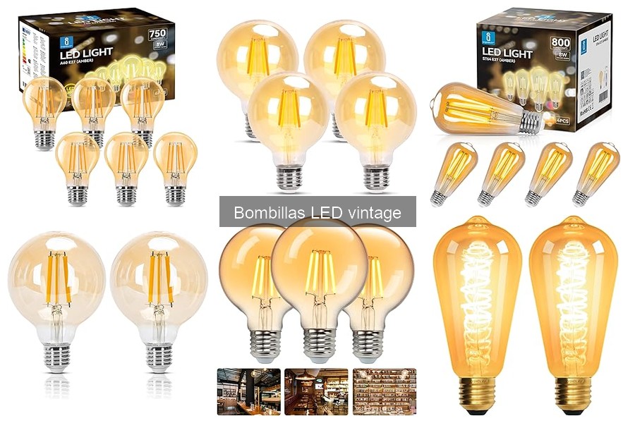 Tipos de casquillo para bombillas LED vintage: Guía completa
