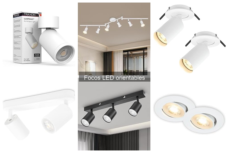 Tipos de focos LED orientables y sus aplicaciones para tu hogar