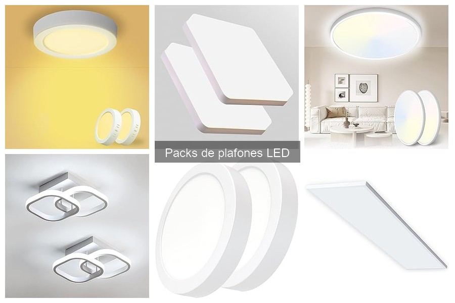 Tipos de plafones LED: Características y usos específicos