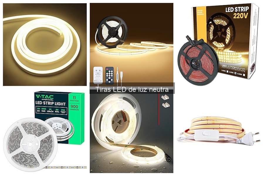 Tiras LED de Luz Neutra: ¿Cuánto Consumen Energéticamente?