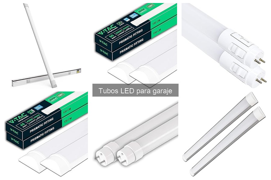 Tubos LED para garaje: ¿Son resistentes al agua?