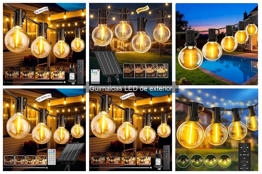 Ventajas de las Guirnaldas LED de Exterior para tu Jardín