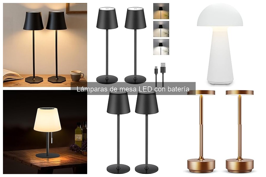 Ventajas de las Lámparas de Mesa LED con Batería