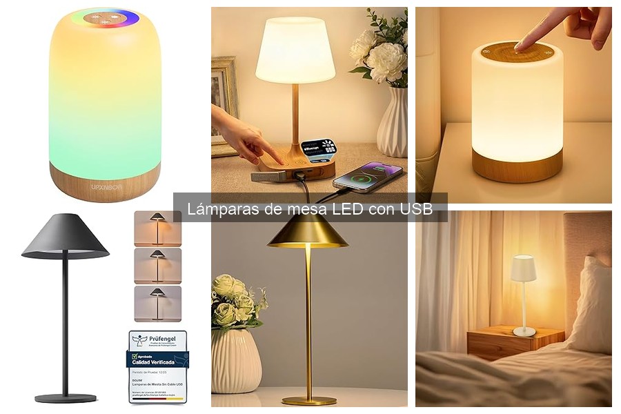 Ventajas de las lámparas de mesa LED con USB para tu hogar