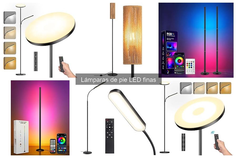 Ventajas de las lámparas de pie LED finas para tu hogar