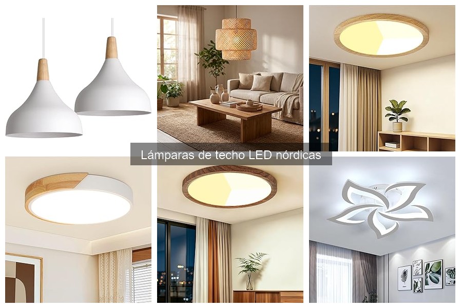 Ventajas de las lámparas de techo LED nórdicas en tu hogar