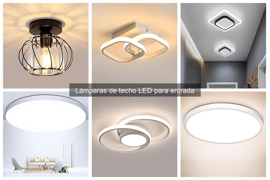 Ventajas de las lámparas de techo LED para la entrada