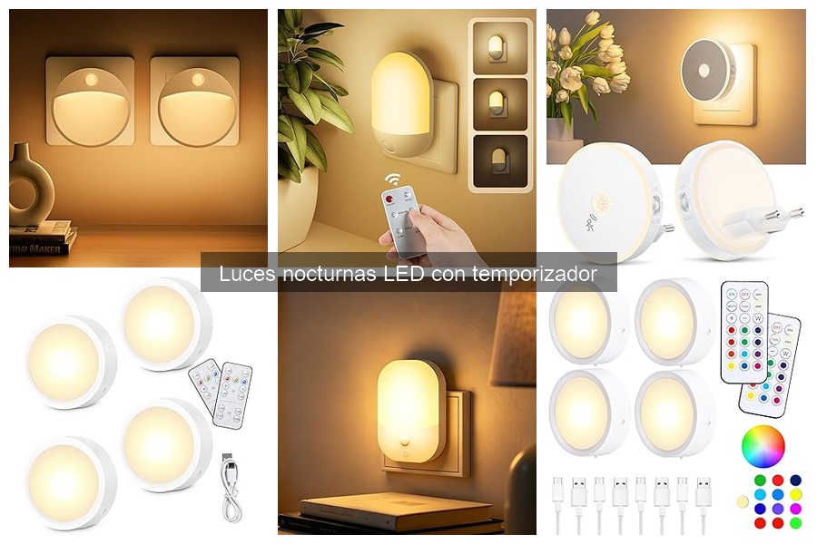 Ventajas de las Luces Nocturnas LED con Temporizador