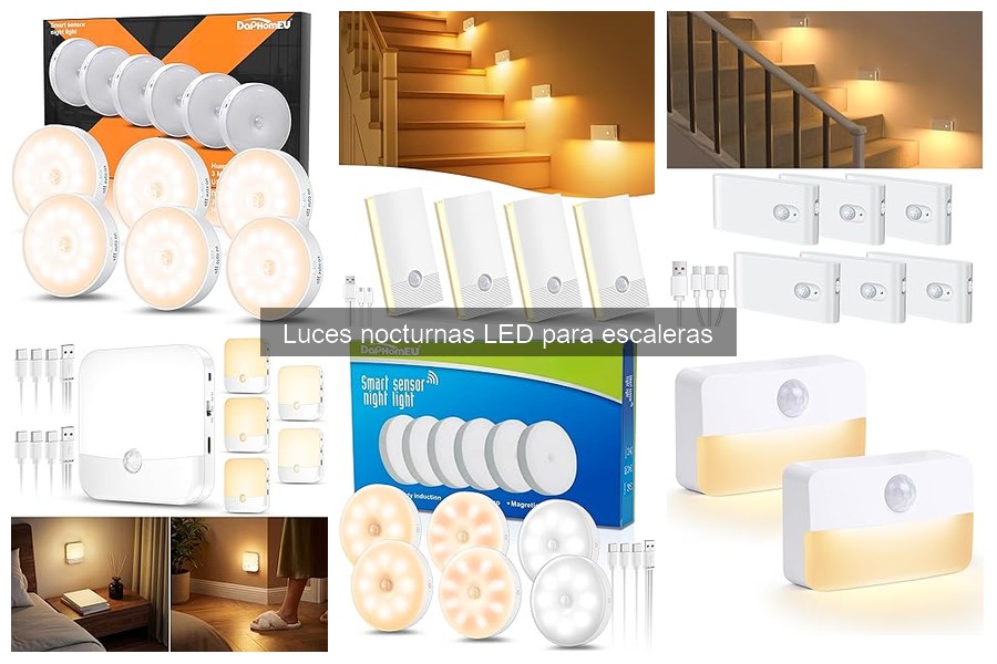 Ventajas de las luces nocturnas LED para escaleras